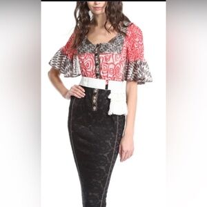 Byron Lars InEarnest Portrait Flirt Dress 4 NWT look cute for Valentines